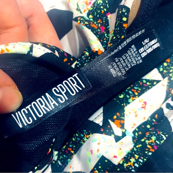 VICTORIA’S SECRET SPORT Retro Print Sport Bra Soze Large - Picture 4 of 5